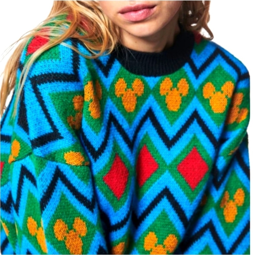 Zara Disney fair isle sweater medium - Picture 3 of 13